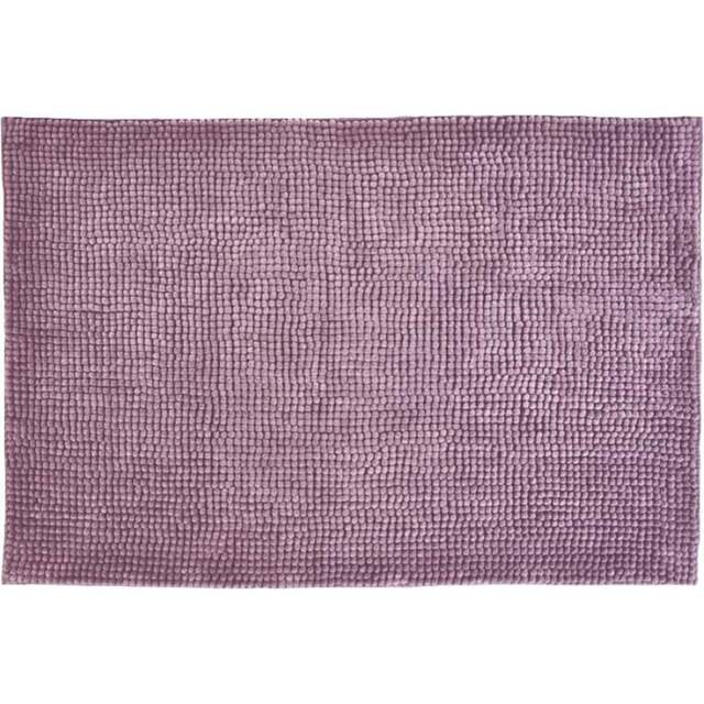 Allure Bath Fashions Heather Chenille Microfibre Supersoft Non-Slip Bobble Bath Mat 50 x 80cm - Purple - Wilko - image 1
