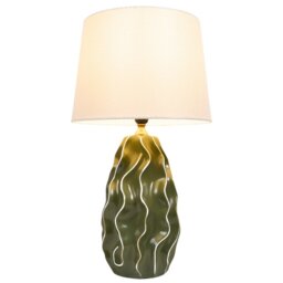 Evani Table Lamp Green - Wilko