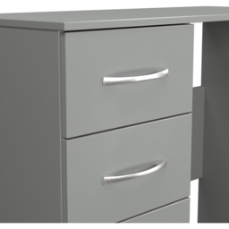 Crowndale Avon 3 Drawer Dusk Grey Dressing Table Ready Assembled - Wilko - thumbnail 6