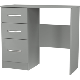 Crowndale Avon 3 Drawer Dusk Grey Dressing Table Ready Assembled - Wilko - thumbnail 5