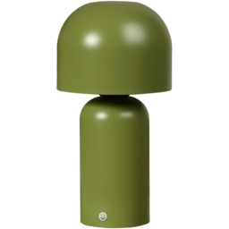 Lighting Collection Olive Green Rechargeable LED Table Lamp - Size: 28.5 x 14.5 x 14.5cm - Wilko