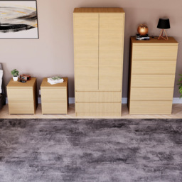 VIDA DESIGNS Denver Pine 4 Piece Bedroom Furniture Set - Wilko - thumbnail 6