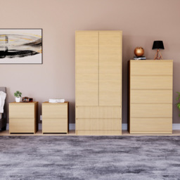 VIDA DESIGNS Denver Pine 4 Piece Bedroom Furniture Set - Wilko - thumbnail 3