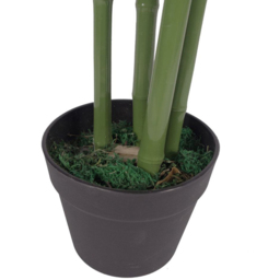Leaf Artificial Green Bamboo Plant Pot 120cm - Size: 120 x 60 x 60cm - Wilko - thumbnail 4
