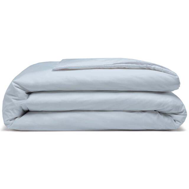 Serene Double Duck Egg Duvet Cover - Blue - Wilko - image 1