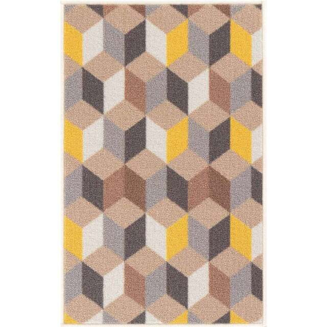 Desire Rugs Havana Gold Arrow Anti Slip Door Mat 90 x 57cm - Size: 57 x 90cm - Wilko - image 1