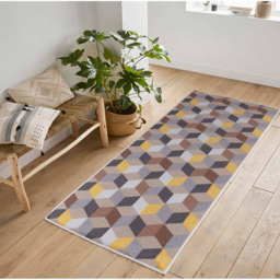 Desire Rugs Havana Gold Arrow Anti Slip Door Mat 90 x 57cm - Size: 57 x 90cm - Wilko - thumbnail 4