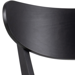 Florence Roxby 4 Seater Bar Dining Table Oak and Black - Black & Oak - Wilko - thumbnail 6