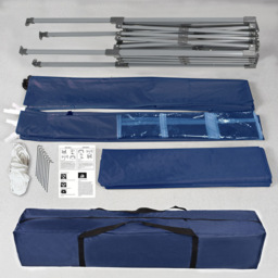 Blue Pop Up Outdoor Canopy Tent with Removable Sidewalls 2 x 2m - MCC - Wilko - thumbnail 5