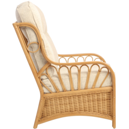 Desser Furniture Vale 2 Seater Light Oak Athena Plain Suite - Brown - Wilko - thumbnail 5
