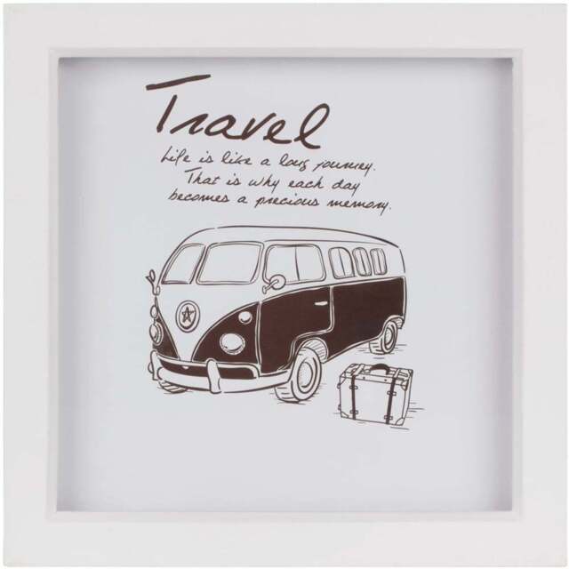 White Square Deep Box Photo Frame 12 x 12 inch - The Port. Co Gallery - Wilko - image 1