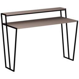 FWStyle Pal 2 Tier Mocha Grey Study Desk - Size: 91.5 x 124 x 57.6cm - Wilko - thumbnail 3