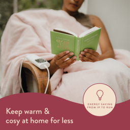 Dreamland Snuggle Up Pink Velvet Heated Throw 120 x 160cm - Size: 43 x 9 x 40cm - Wilko - thumbnail 6
