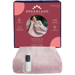 Dreamland Snuggle Up Pink Velvet Heated Throw 120 x 160cm - Size: 43 x 9 x 40cm - Wilko - thumbnail 4