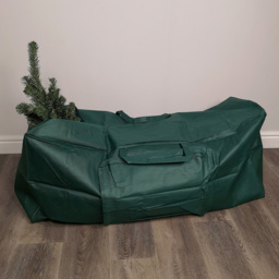 Samuel Alexander Green Christmas Tree Storage Bag with Zip and Carry Handle 120cm - Size: 12 x 48 x 48cm - Wilko - thumbnail 3