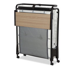 Jay-Be Single Revolution Folding Bed with Micro e-Pocket Sprung Mattress - Black - Wilko - thumbnail 4
