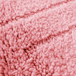 Allure Bath Fashions Lisa Blush Pink Non-Slip Bath Mat and Pedestal Mat Set 2 Piece - Size: 45 x 75cm - Wilko - thumbnail 3