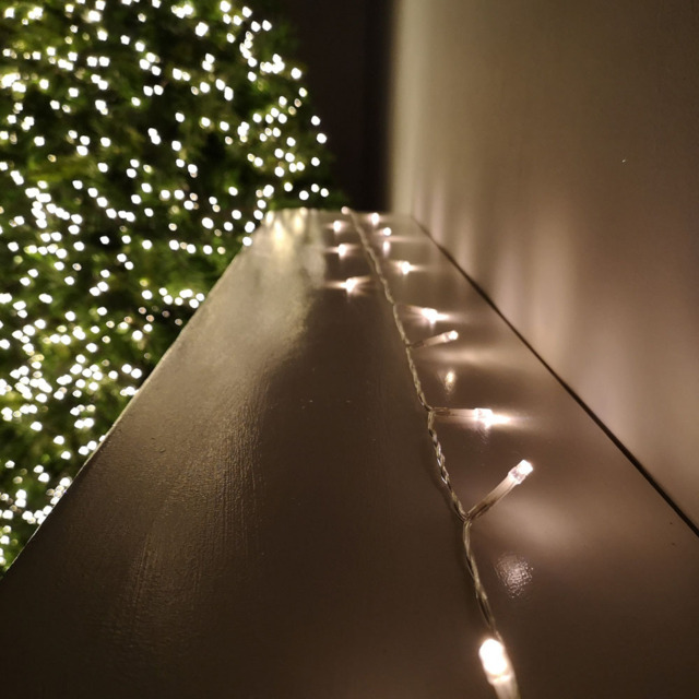 Premier TimeLights 100 Warm White LED Multi-Function Christmas String Light 10m - Size: 140 x 5 x 5cm - Wilko - image 1