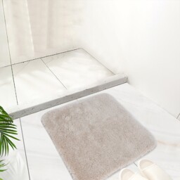 Super Soft Bath Mat  - Natural - Wilko - thumbnail 4