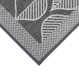 JVL Expression Leaves Rubber Backed Door Runner 50 x 150cm - Size: 150 x 50 x 0.3cm - Grey - Wilko - thumbnail 5