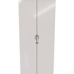 Crowndale Camden Ready Assembled 2 Door Kashmir Gloss Wardrobe - Cream - Wilko - thumbnail 4