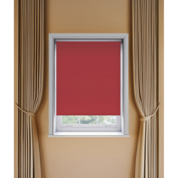 New Edge Blinds Thermal Blackout Roller Blind Red 65cm - Size: W 65cm x D 170cm - Wilko - thumbnail 4