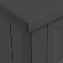 Julian Bowen Maine 6 Drawer Anthracite Wide Chest of Drawers - Black - Wilko - thumbnail 7
