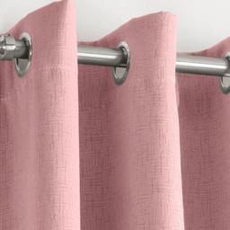 Enhanced Living Vogue Blush Thermal Blackout Eyelet Readymade Curtains 117 x 137cm - Pink - Wilko - thumbnail 4