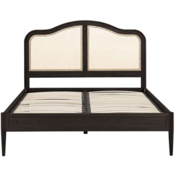 Birlea Leonie King Size Black Bed with Rattan Headboard - Wilko - thumbnail 5