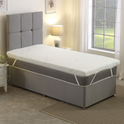 Starlight Beds Super King Size Graphite Infused Cooling Mattress Topper 2 inch - Blue - Wilko - thumbnail 5