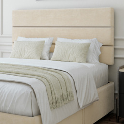 Bedmaster Small Double Cream Naples Velvet 2 Drawers Divan Base - Wilko - thumbnail 3