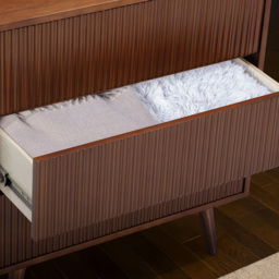 Teamson Home Tremolo 3 Drawer Walnut Dresser - Wilko - thumbnail 6