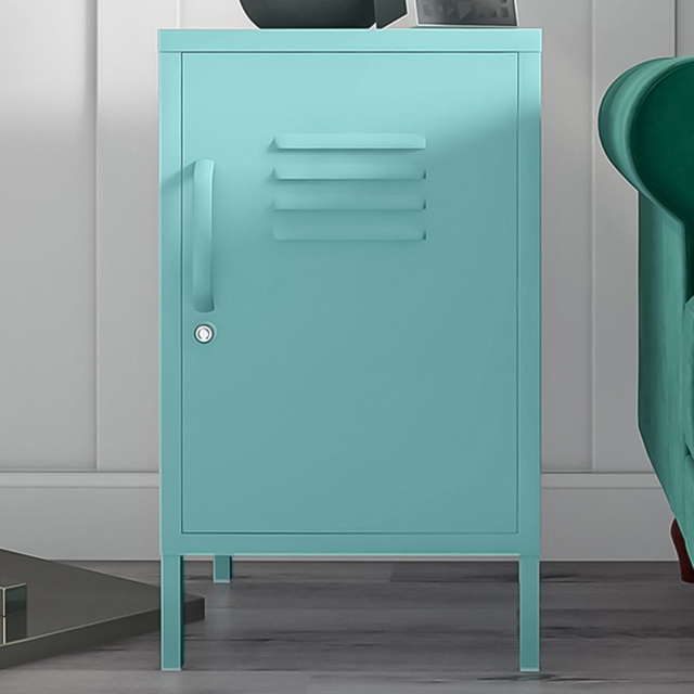 Novogratz Cache Mint Metal Locker End Table - Size: 69 x 37 x 40cm - Green - Wilko - image 1