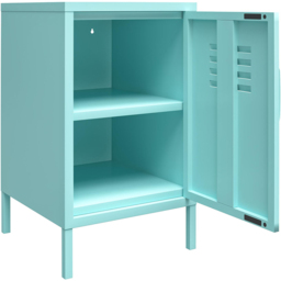 Novogratz Cache Mint Metal Locker End Table - Size: 69 x 37 x 40cm - Green - Wilko - thumbnail 5