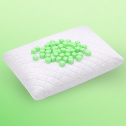 Starlight Beds Advanced Memory Foam Pillow 2 Pack - Size: 59 x 39 x 11cm - White - Wilko - thumbnail 5