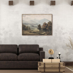 Idyllic Country Scene Framed Art - Wilko - thumbnail 6