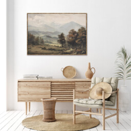 Idyllic Country Scene Framed Art - Wilko - thumbnail 5