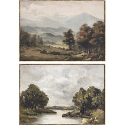 Idyllic Country Scene Framed Art - Wilko