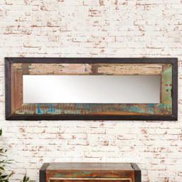 Baumhaus Urban Chic Wall Mirror 120 x 90cm - Multi - Wilko - thumbnail 3