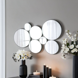 Yearn Bloom Mini Mirror 44 x 68cm - Black - Wilko - thumbnail 3