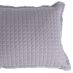 Serene Grey Crompton Cobalt Cushion 40 x 50cm - Wilko - thumbnail 4