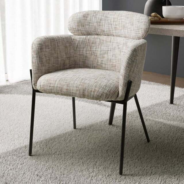 Rome Set of 2 Light Toffee Accent Chair - Size: Single - Shankar - Wilko - image 1
