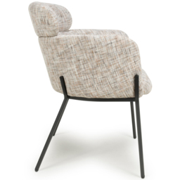 Rome Set of 2 Light Toffee Accent Chair - Size: Single - Shankar - Wilko - thumbnail 5