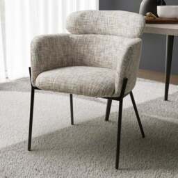 Rome Set of 2 Light Toffee Accent Chair - Size: Single - Shankar - Wilko - thumbnail 1