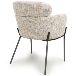 Rome Set of 2 Light Toffee Accent Chair - Size: Single - Shankar - Wilko - thumbnail 4
