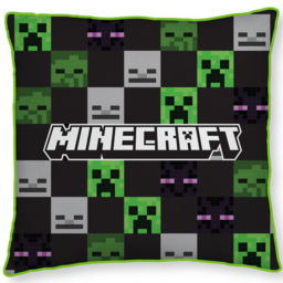 Minecraft Print Square Cushion Green - Wilko - thumbnail 3
