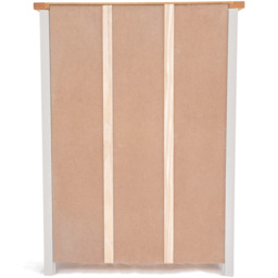 Bomporto 4 Shelf Light Grey Wide Bookcase - Wilko - thumbnail 6
