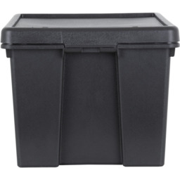 Wham 45L Black Bam Storage Box with Lid 3 Pack - Wilko - thumbnail 3