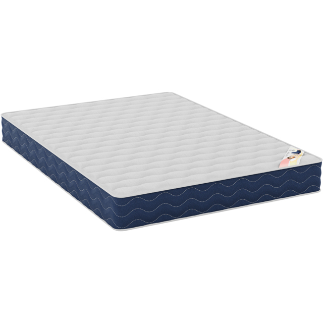 Vida Designs Double Gel Memory Foam Bonnell Spring Mattress - White - Wilko - image 1