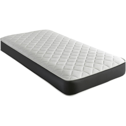 Starlight Beds Eclipse European Small Single Memory Foam and Open Coil Spring Hybrid Mattress - Black - Wilko - thumbnail 1